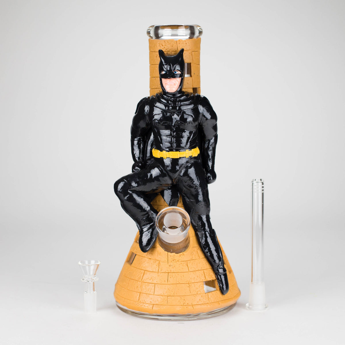 batman bong with bowl piece and downstem