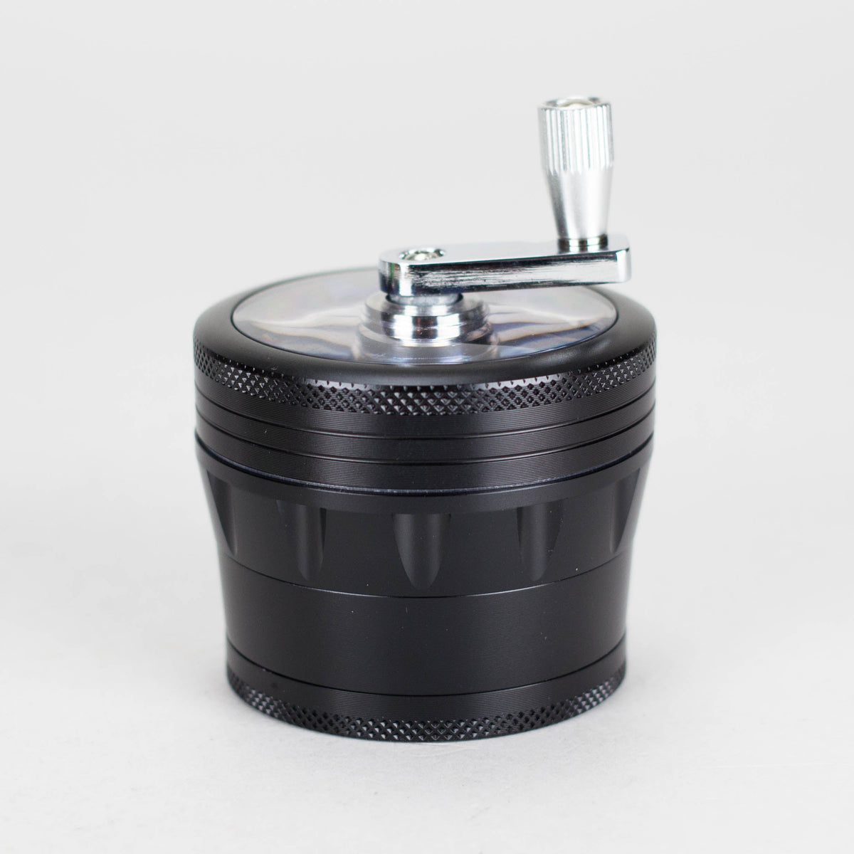 Black 4-Piece Metal Herb Grinder