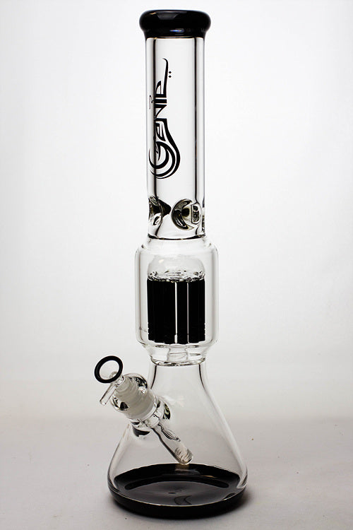 17" Beaker Bong With 10-Arm Tree Perc from GENIE Glass