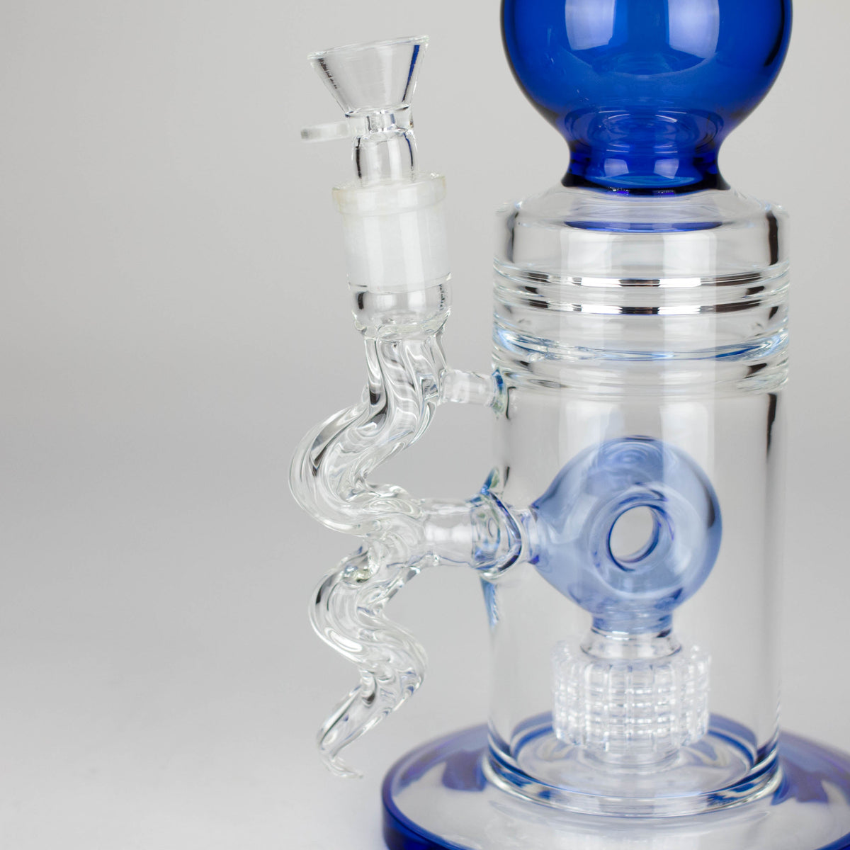 Showerhead Percolator in the Big Showerhead Perc Water Bong