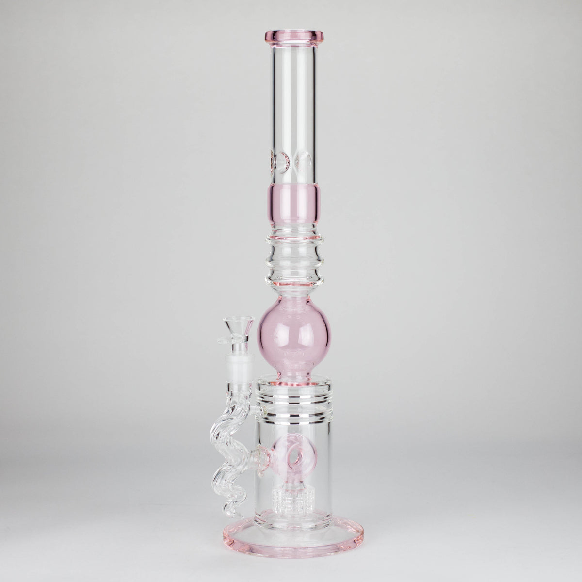 Big Showerhead Perc Water Bong in Pink