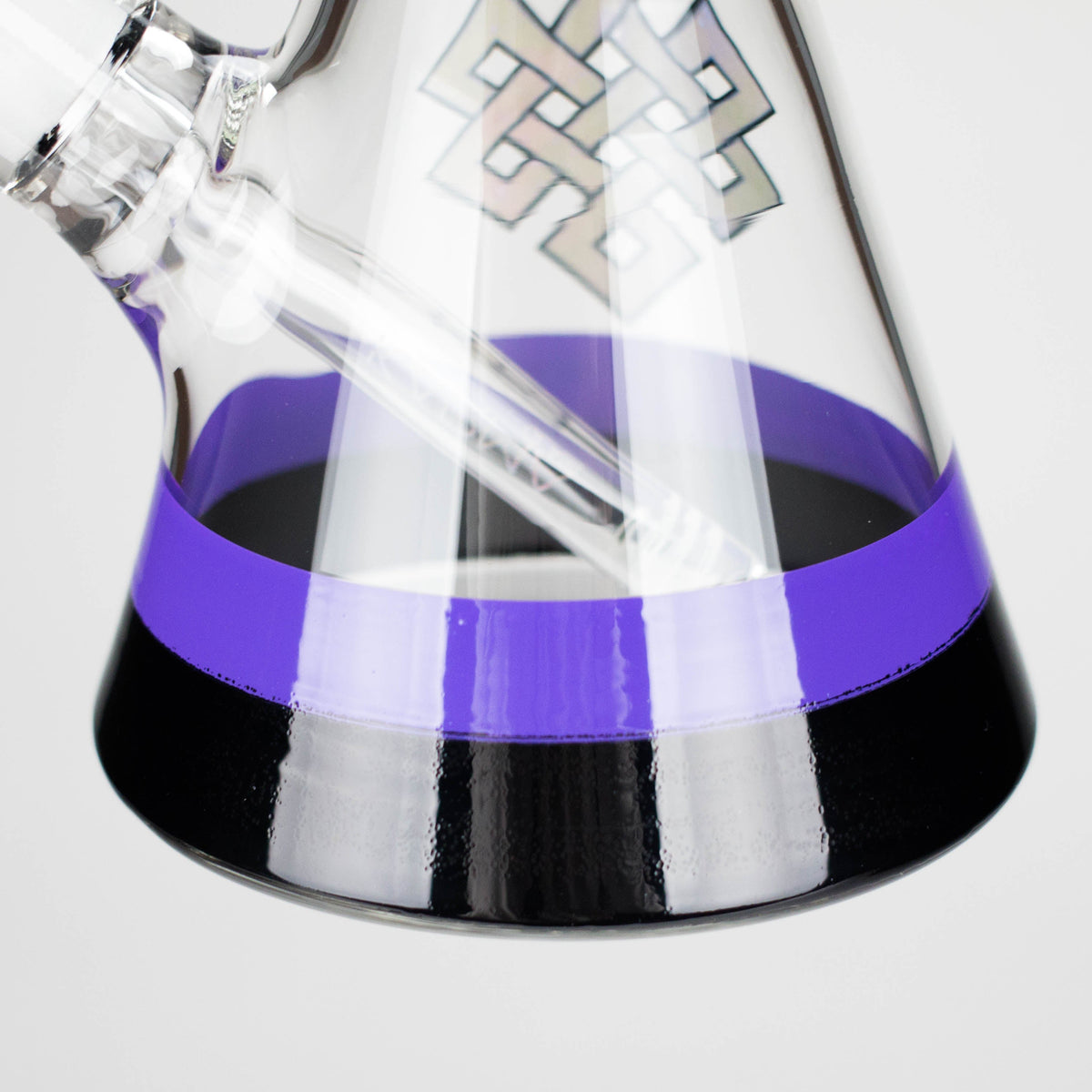 Thick Glass Base of the 17 Inch Karma Big Tree Perc Beaker Bong