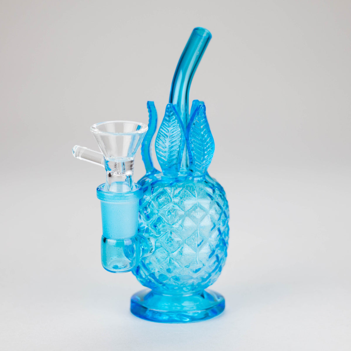 Blue Pineapple Glass Bong