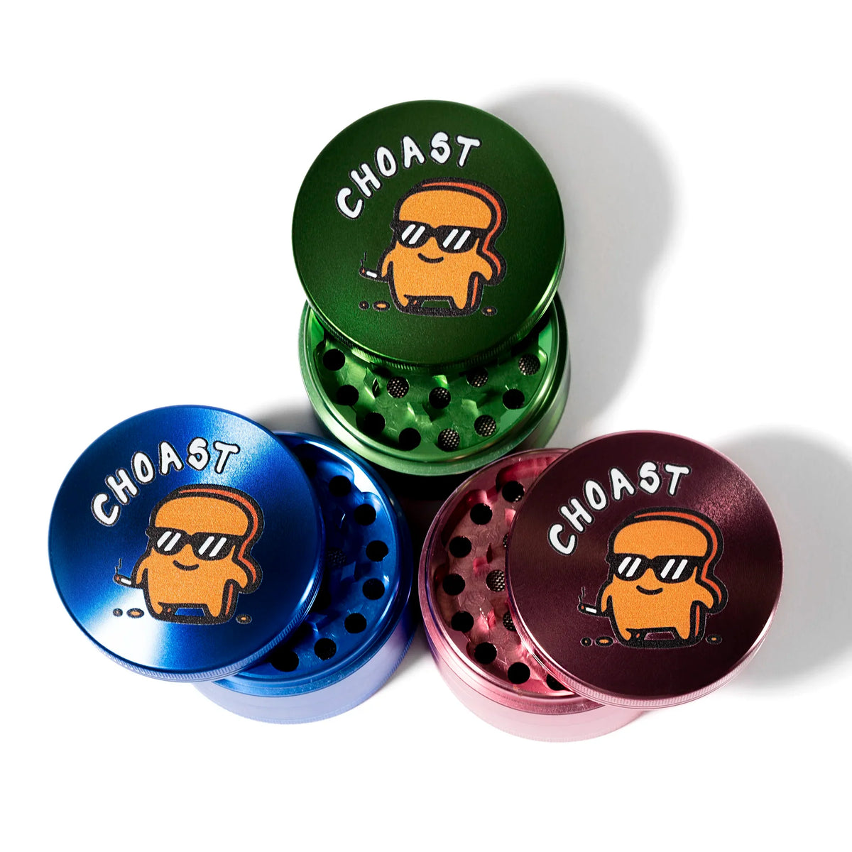 Choast 4pc Aluminum Grinder 63MM