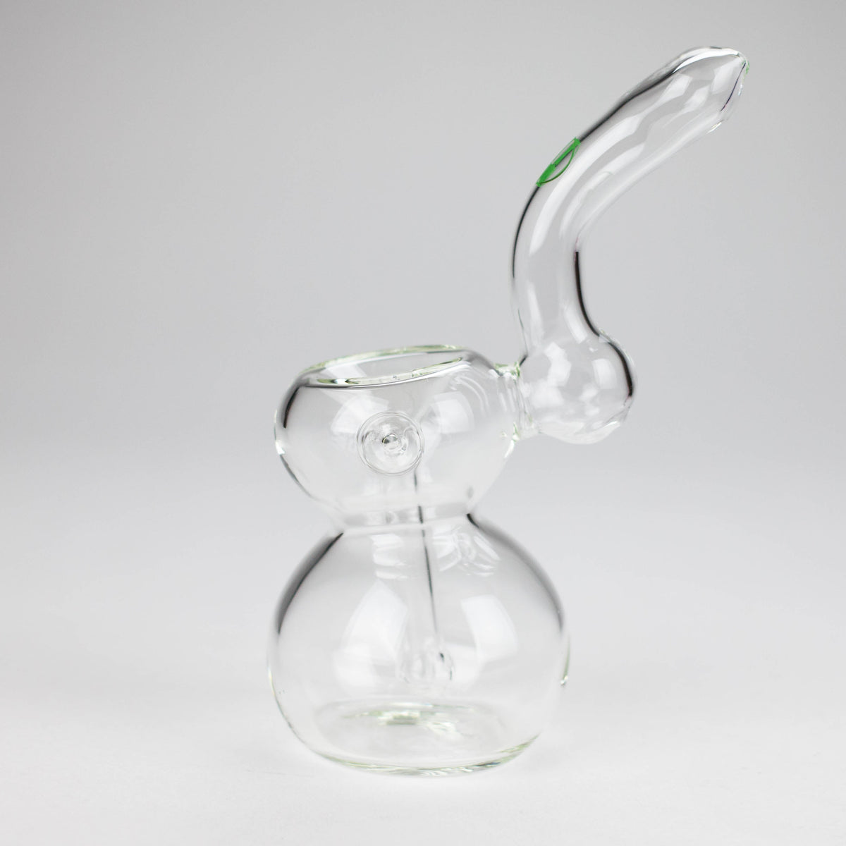 Clear Mini Bubbler Bong From Tree Glass
