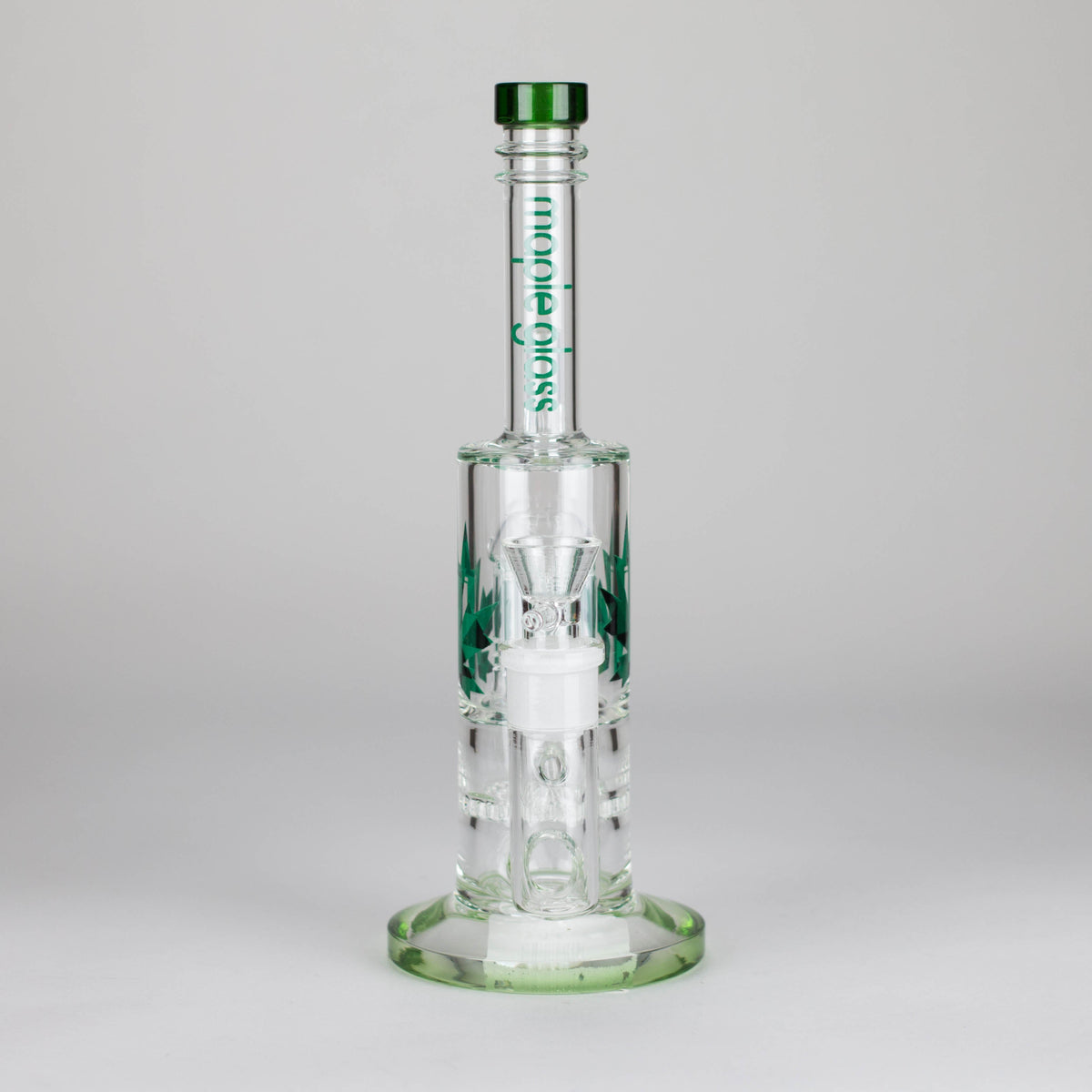 Maple Glass 12 Inch Dual Honeycomb & Tree Perc Bong