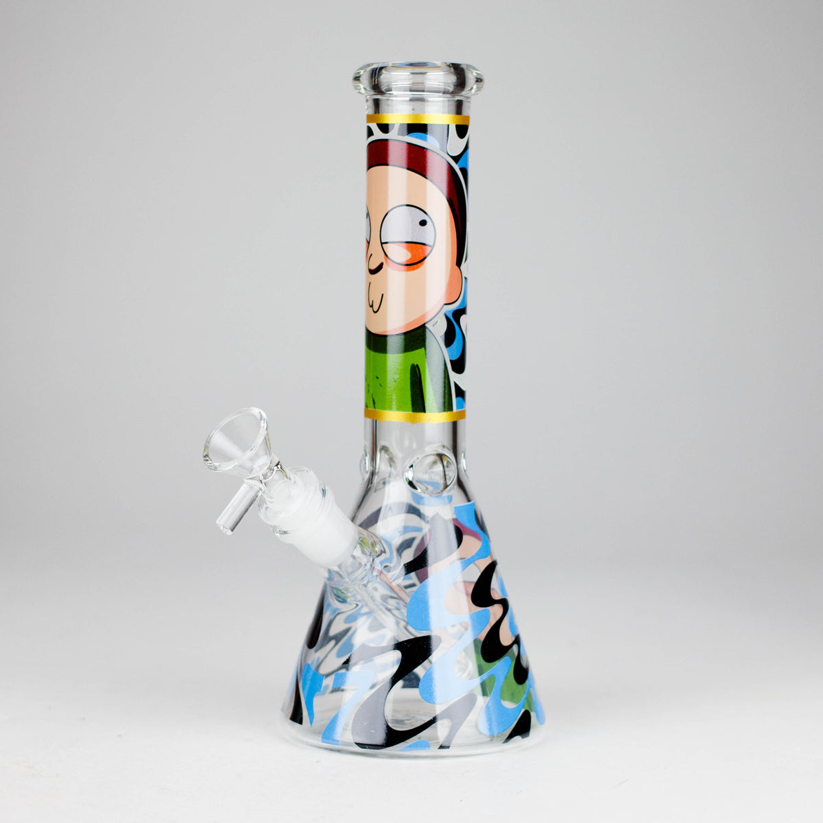 Funny Rick And Morty Glass Beaker Bong Online