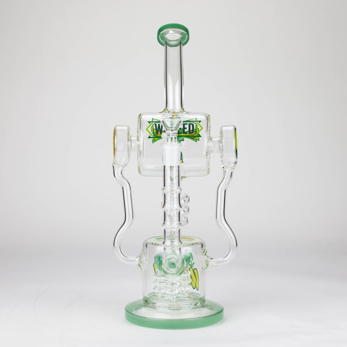 Pulse Helix Recycler Bong with Matrix Percolator
