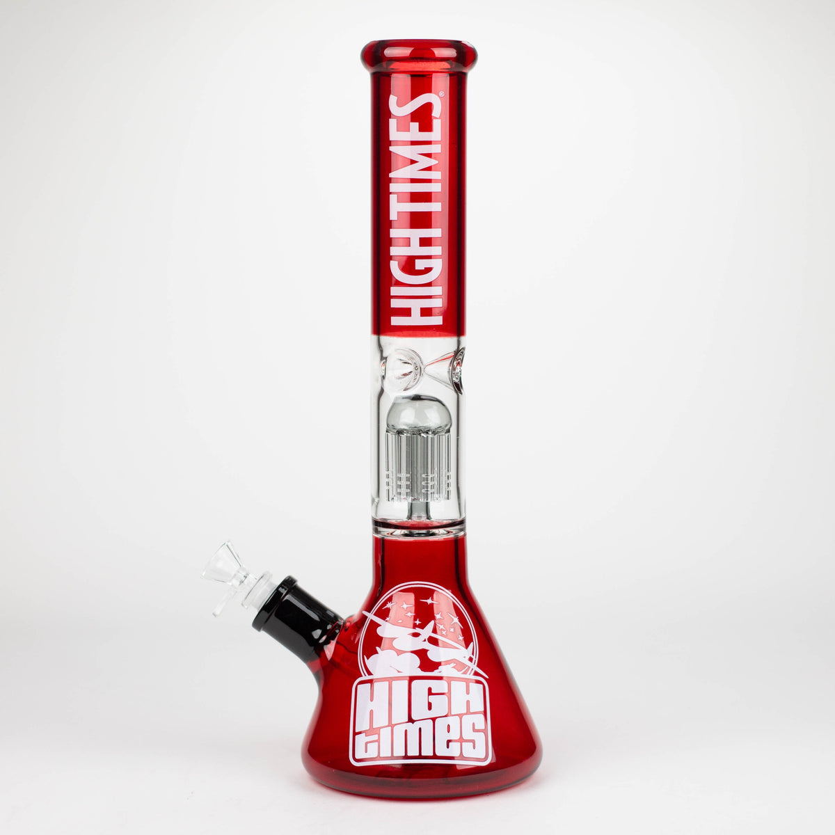 Infyniti 16 inch High Times Red Tree-Arm Perc Beaker Bong