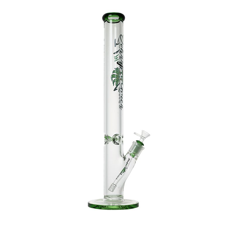 Johnny Green Huge Straight Tube Bong with Grid Perc