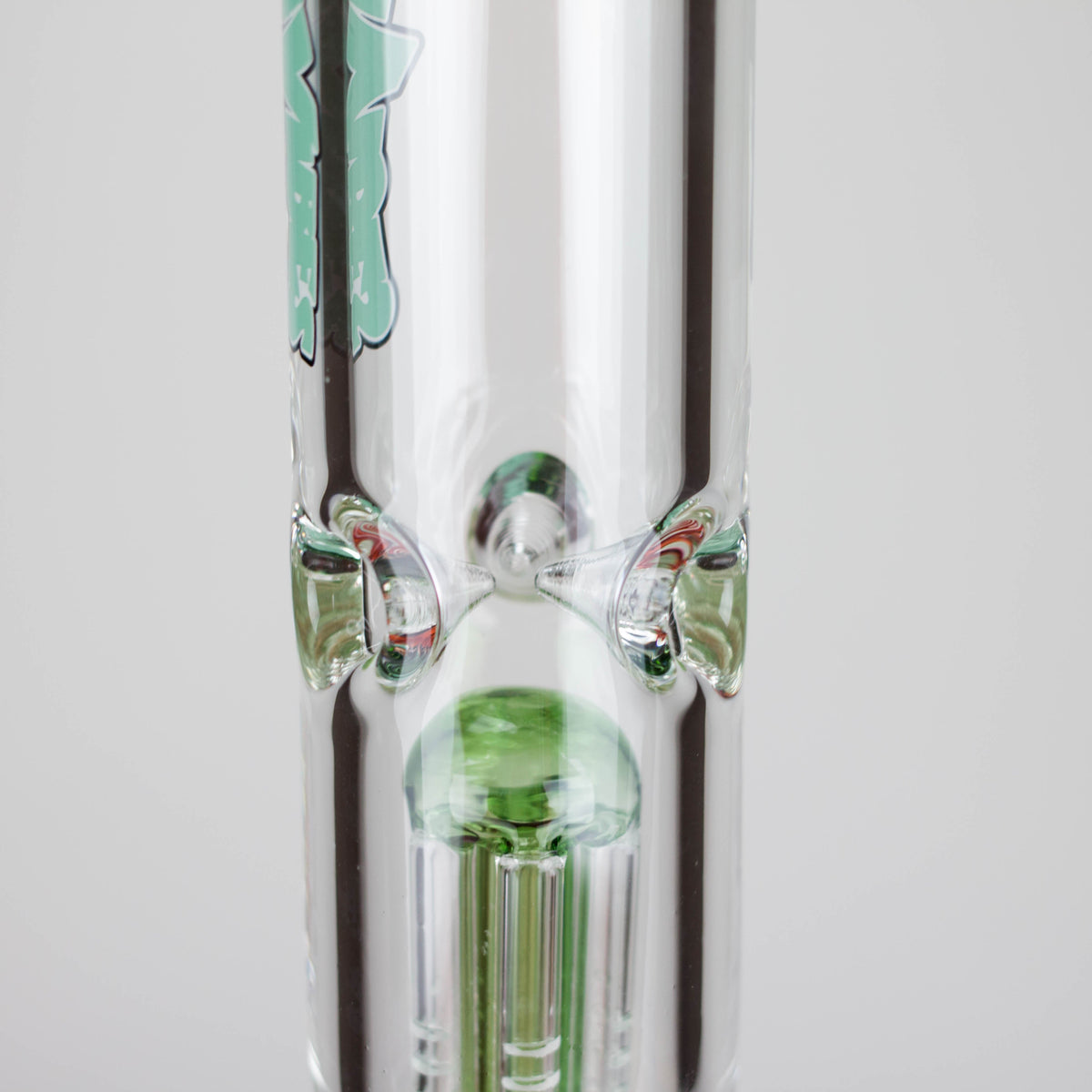 Ice Catcher in the Ganjavibes 17 inch Double Tree Perc Glass Bong