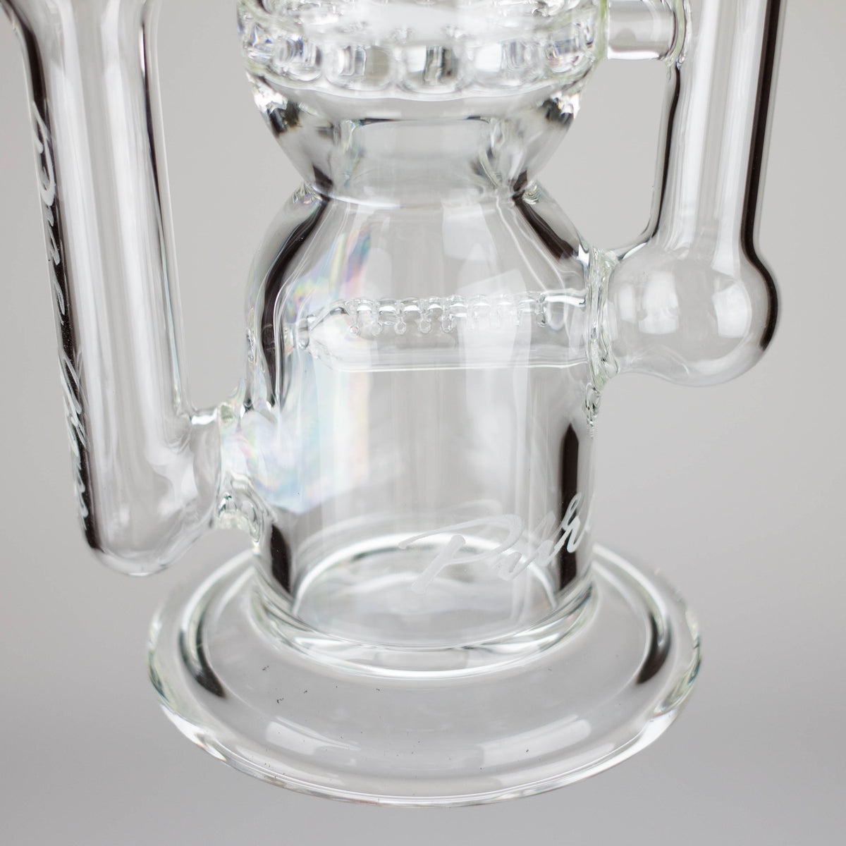 Inline Percolator in the Pure Glass Infinity Recycler Bong