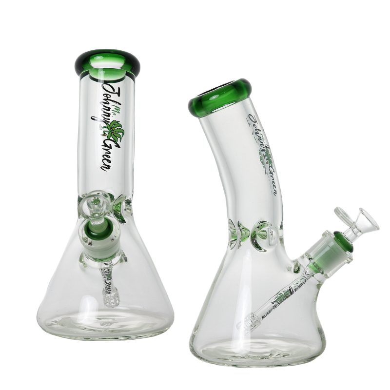 Johnny Green Thick Mini Bong with Grid Perc