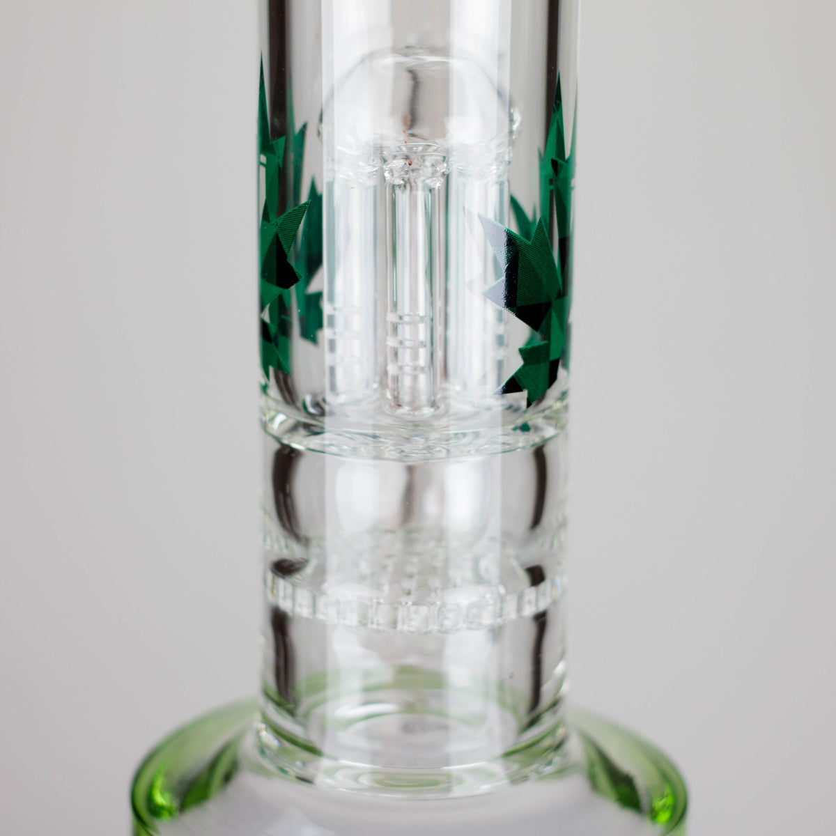 Honeycomb Disc Percolator in the Maple Glass Dual Honeycomb & Tree Perc Bong