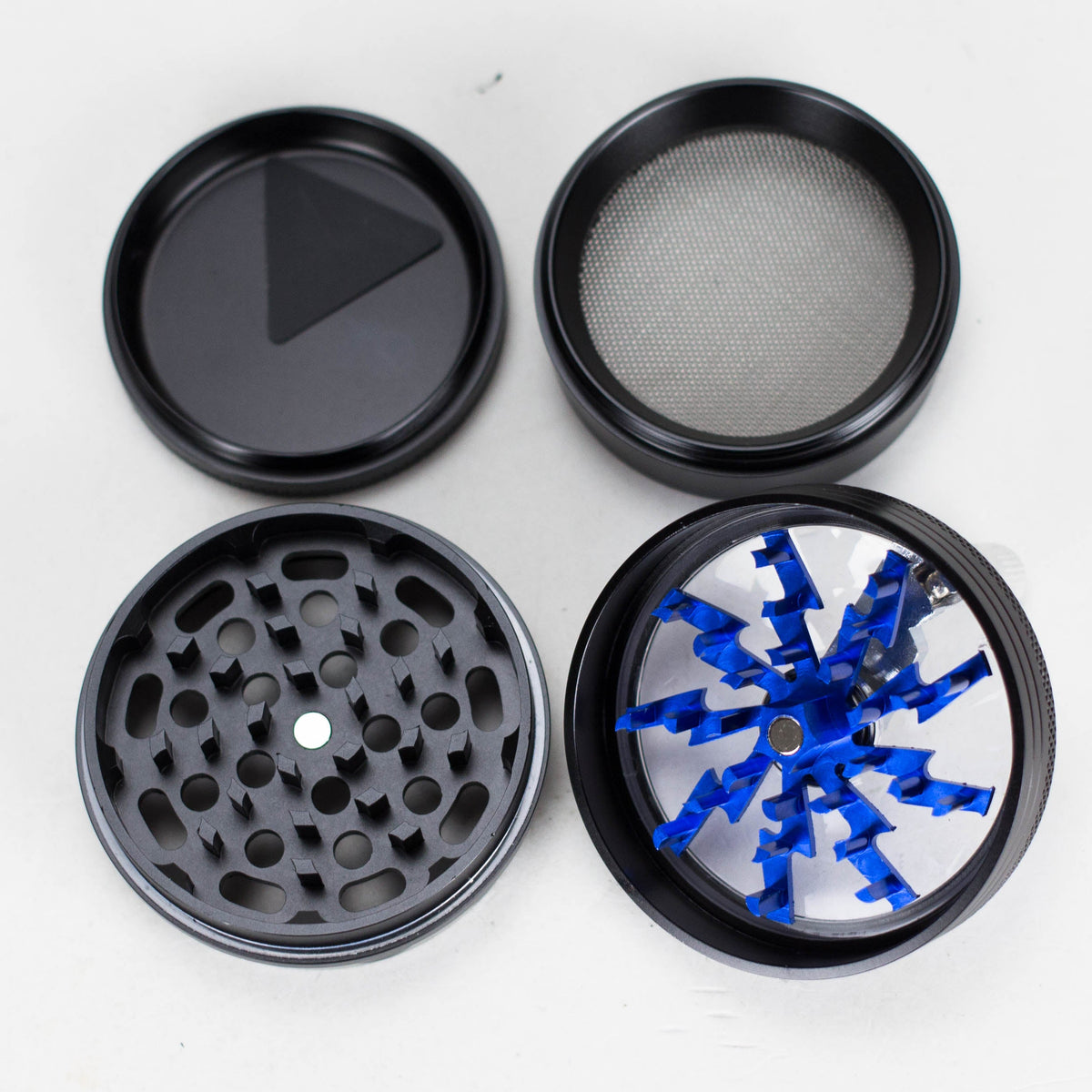 4-Piece Metal Herb Grinder with Scraper
