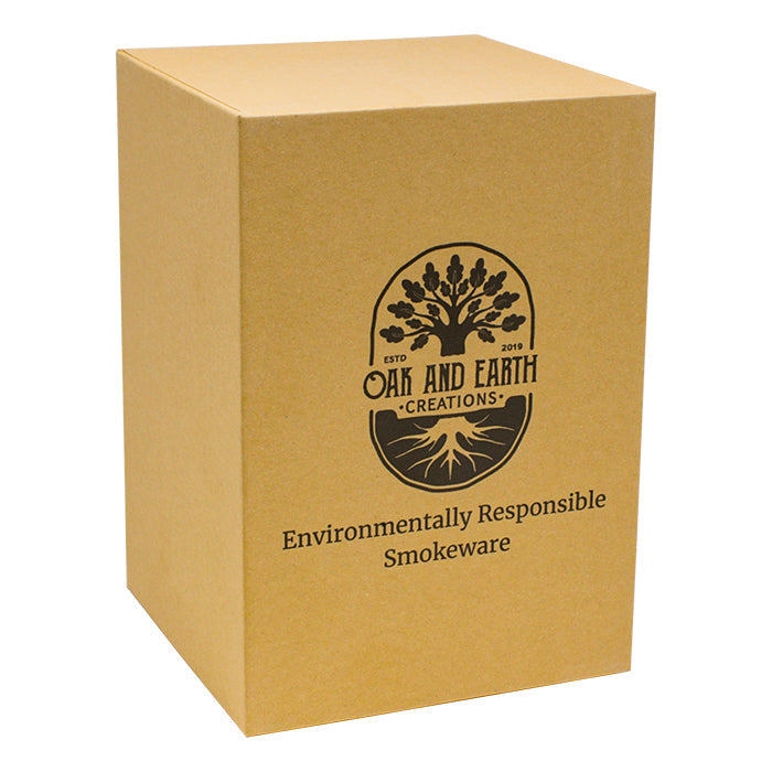 Oak and Earth Leaf Pipe in Packaging