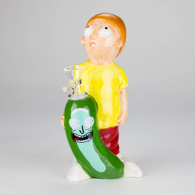 Pickle Rick Ceramic Bong with Rick And Morty Design