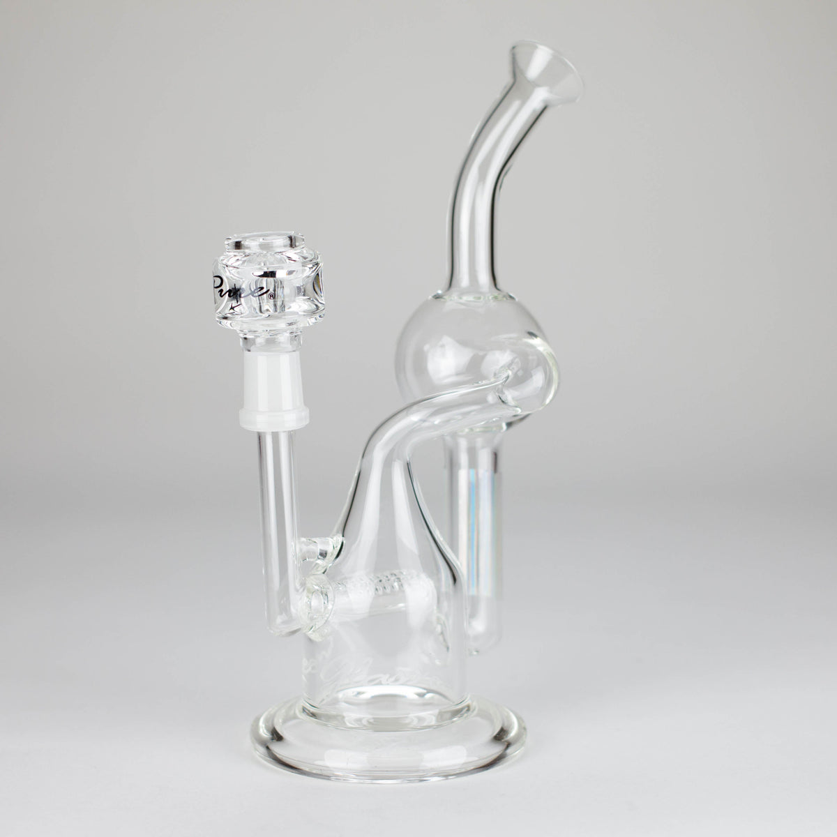 Pure Glass Hybrid Recycler Dab Rig