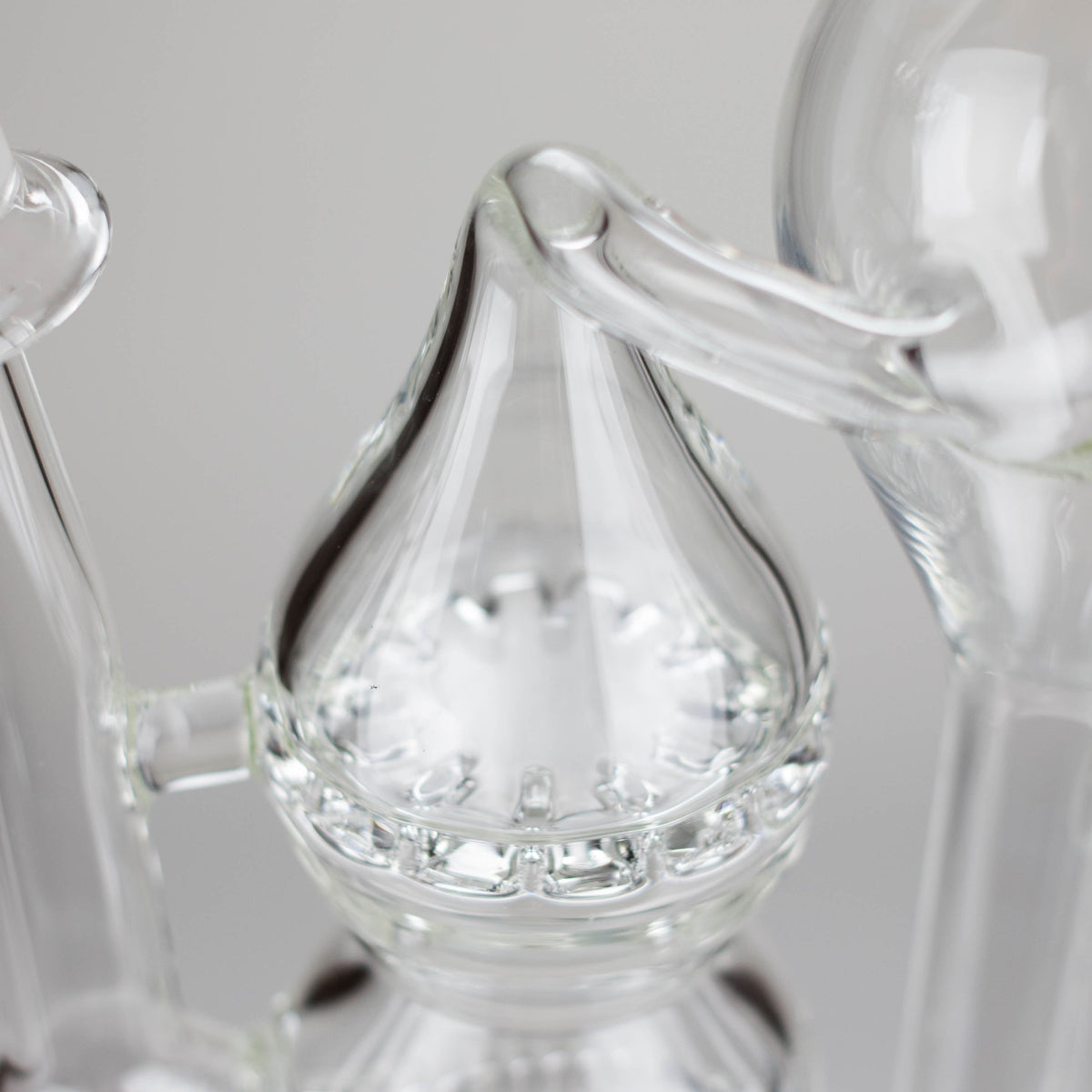 Glass Body of the Pure Glass Infinity Recycler Bong With Inline Perc