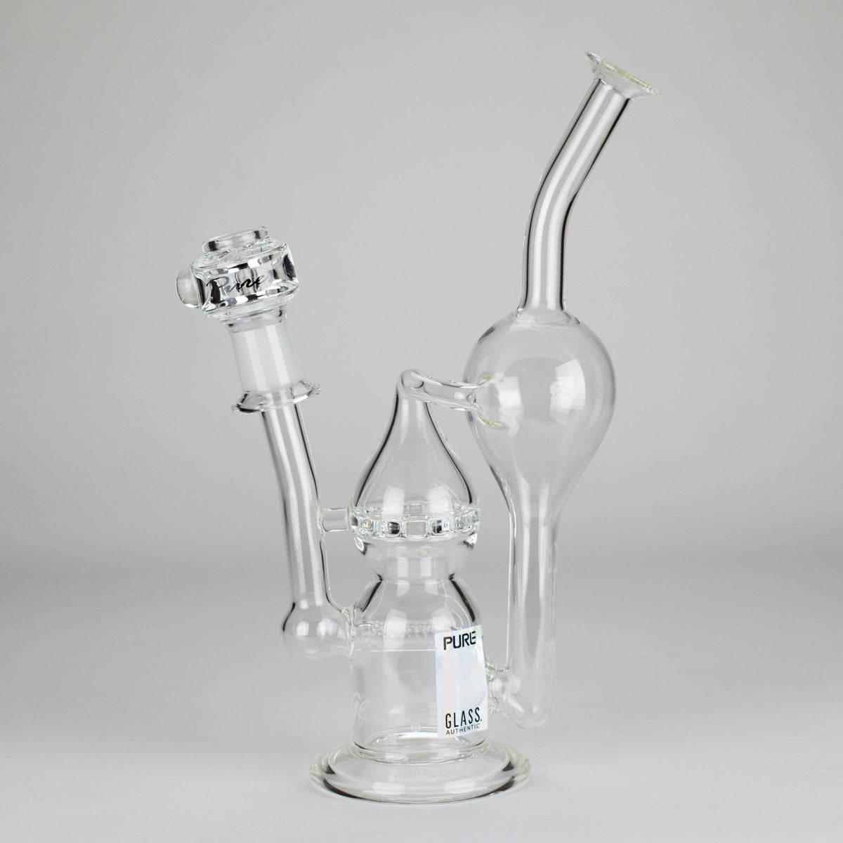 Recycler Bong With Inline Perc from Pure Glass