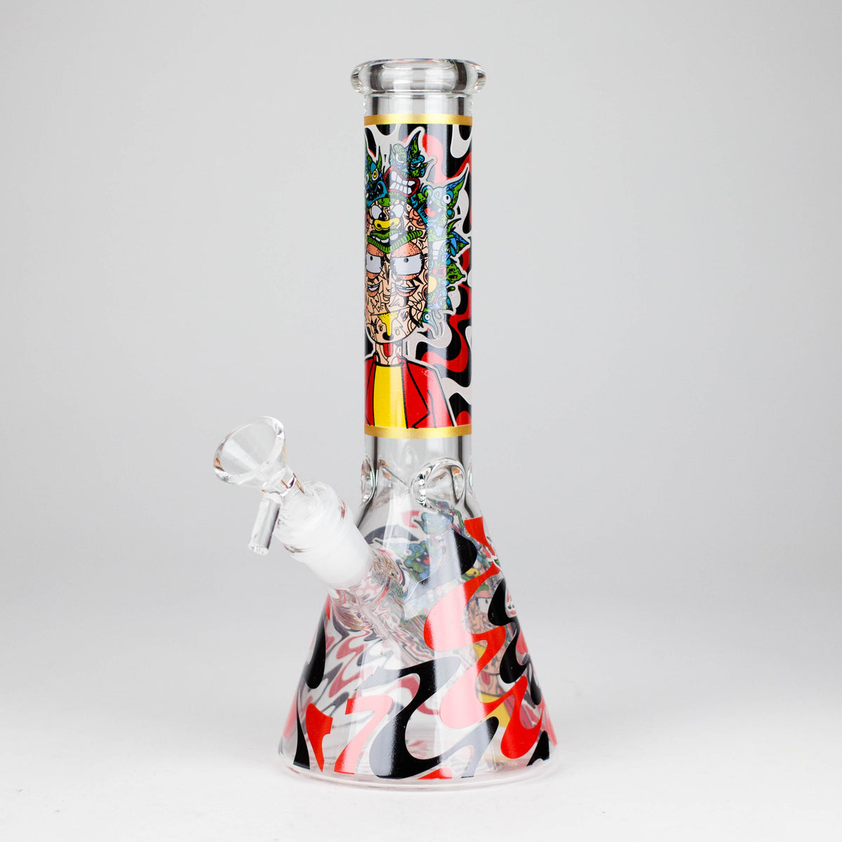 New Rick And Morty Glass Beaker Bong Online