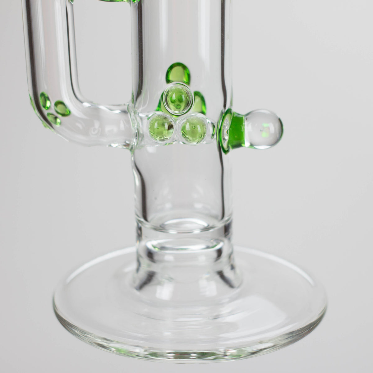 Glass Base of the Shine Glassworks Huge Straight Tube Bong