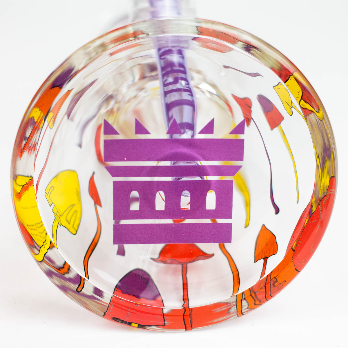 Bottom of the Castle Glassworks Shroomie Beaker Bong