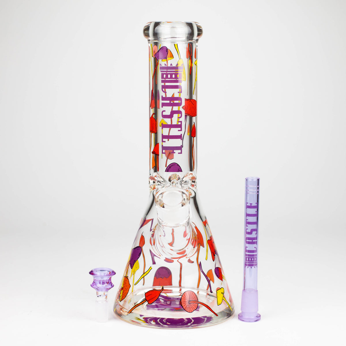 12 Inch Castle Glassworks Shroomie Beaker Bong