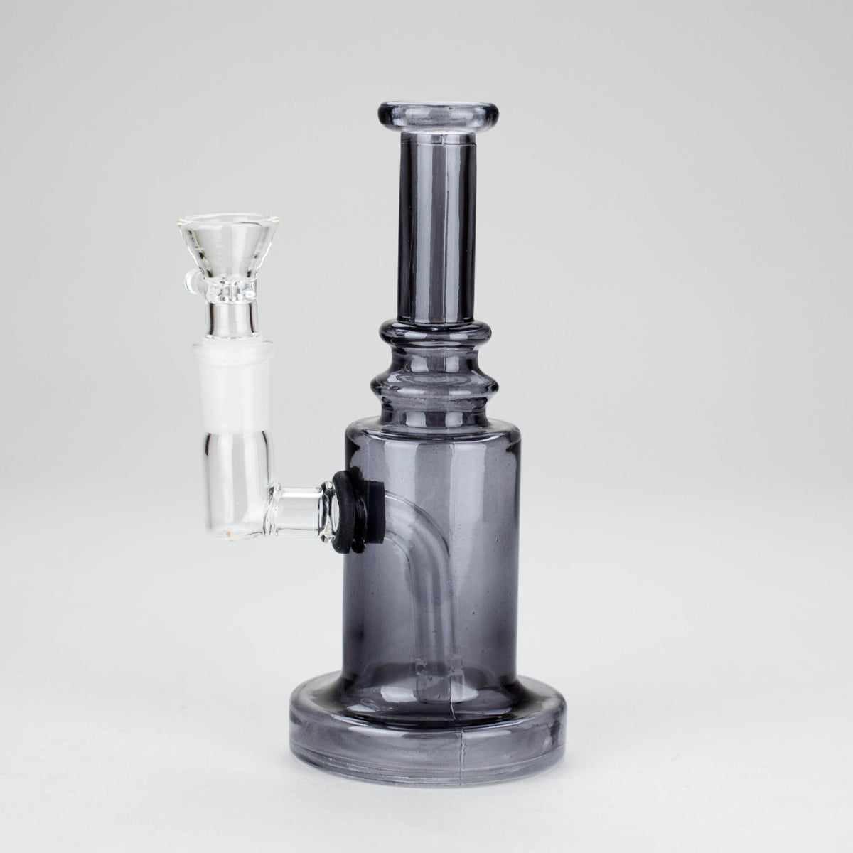 6 Inch Small Glass Bong in Grey
