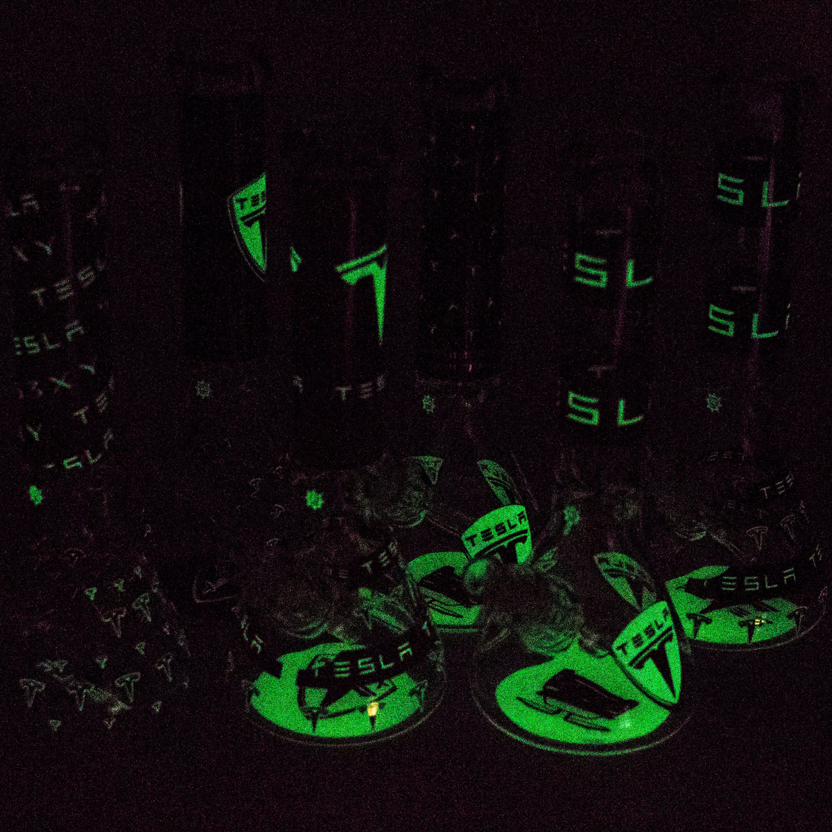 14 Inch Glow In The Dark Tesla Bongs