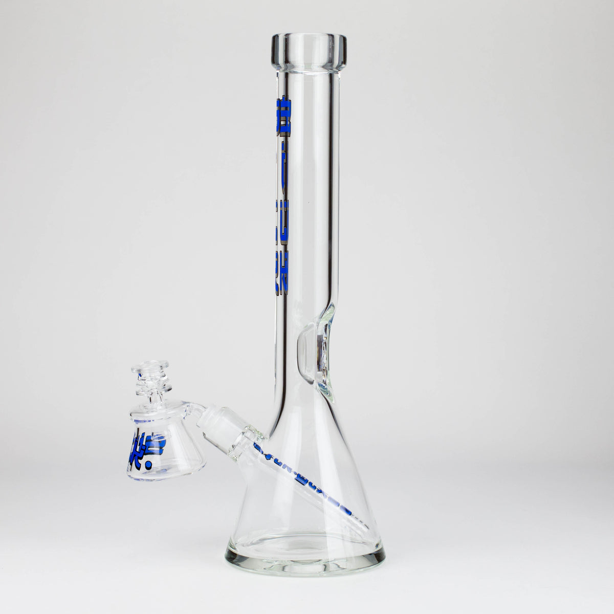 17 Inch Silk Glass Thick Beaker Bong With Ash Catcher