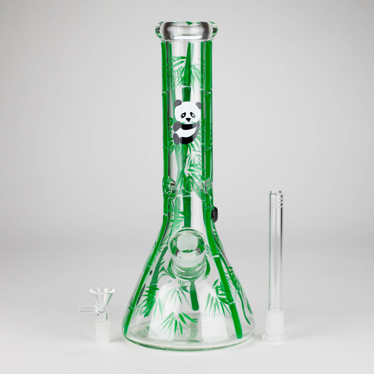 Thick Panda Bong With Bowl Piece And Downstem