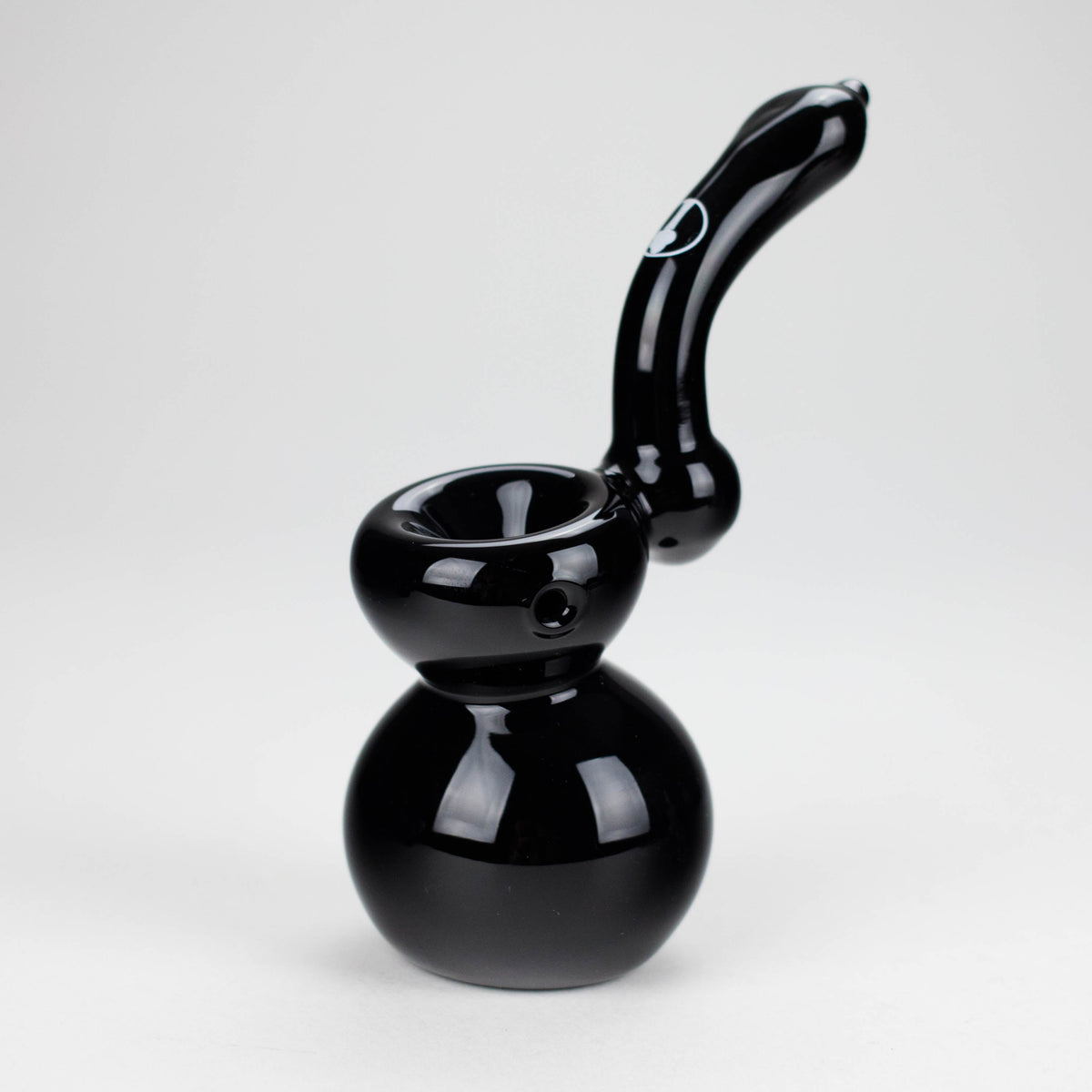 Mini Bubbler Bong With Showerhead Perc in Black