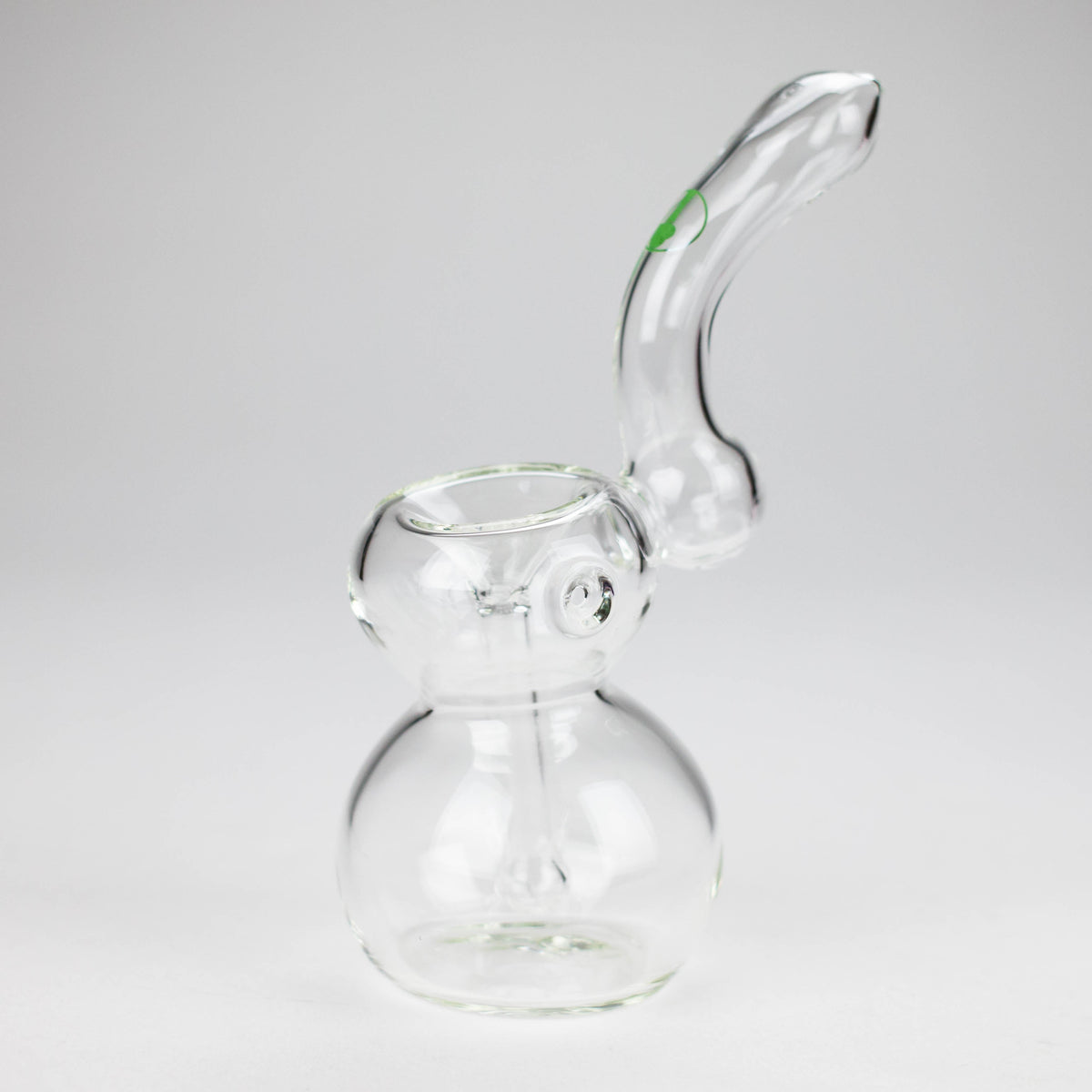 Clear Mini Bubbler Bong With Showerhead Perc