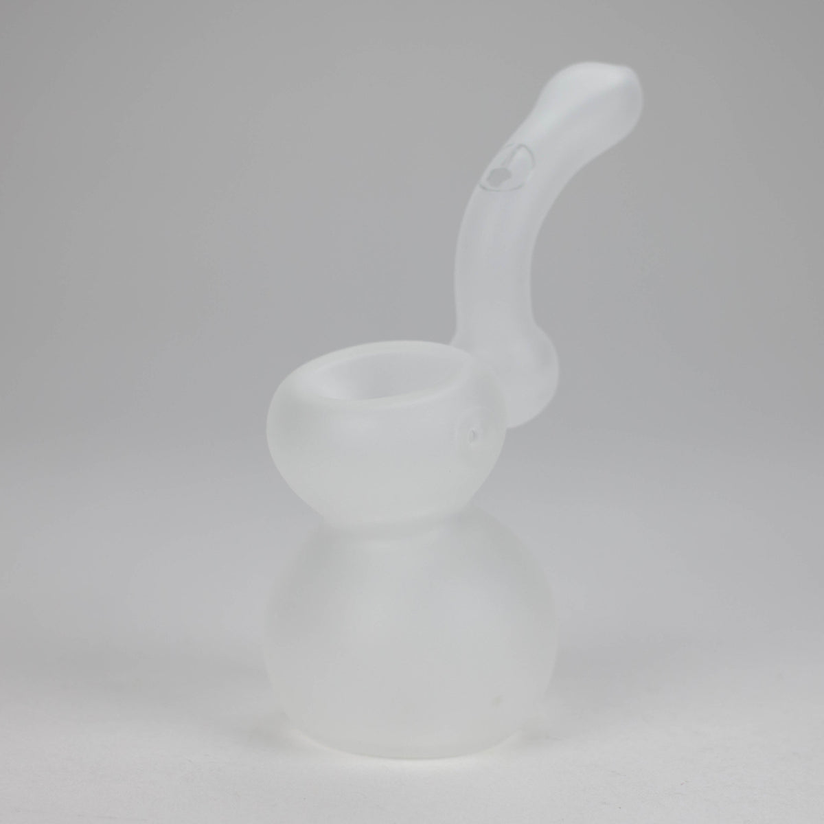 Frosted Mini Bubbler Bong With Showerhead Perc