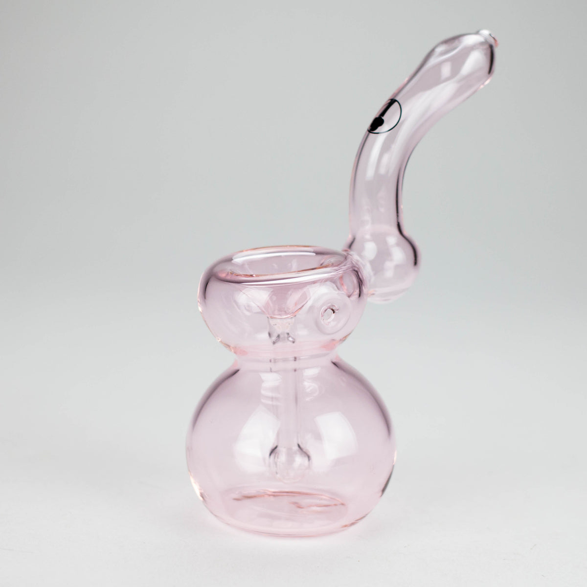 Mini Bubbler Bong With Showerhead Perc in Pink
