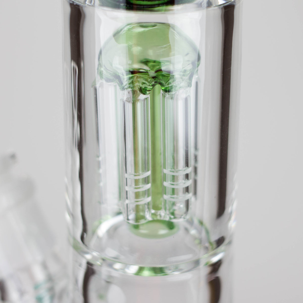 Tree Percolator in the Ganjavibes 17 inch Double Tree Perc Glass Bong