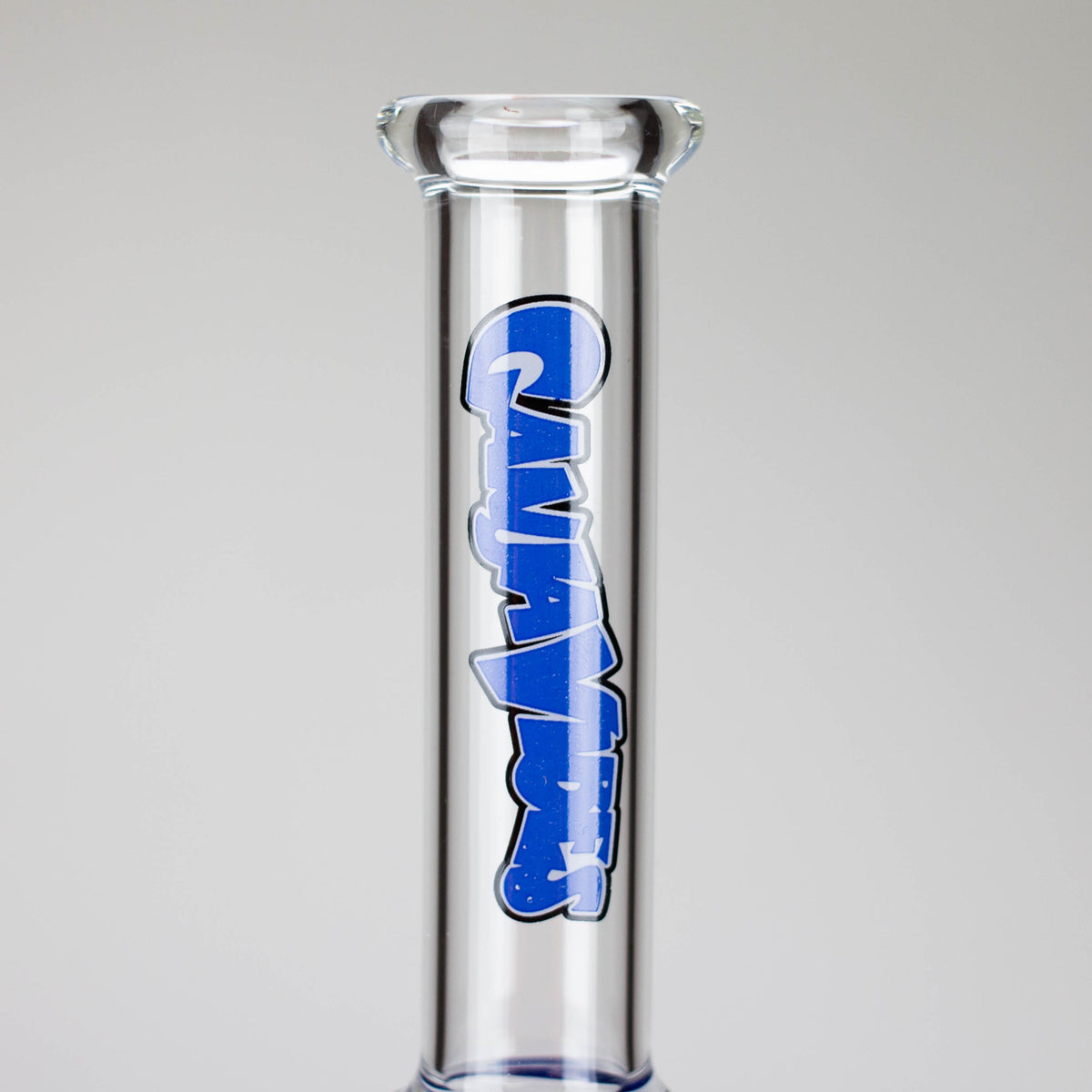 Glass Neck of the Ganjavibes Triple Honeycomb Perc Bong