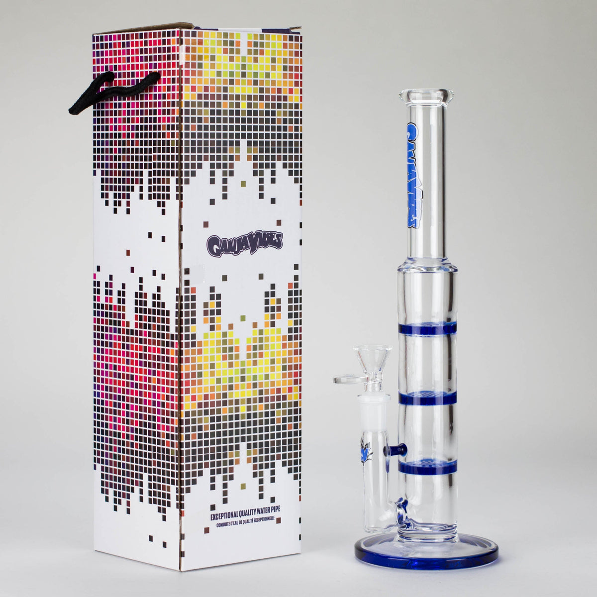 Ganjavibes 11 inch Triple Honeycomb Perc Bong