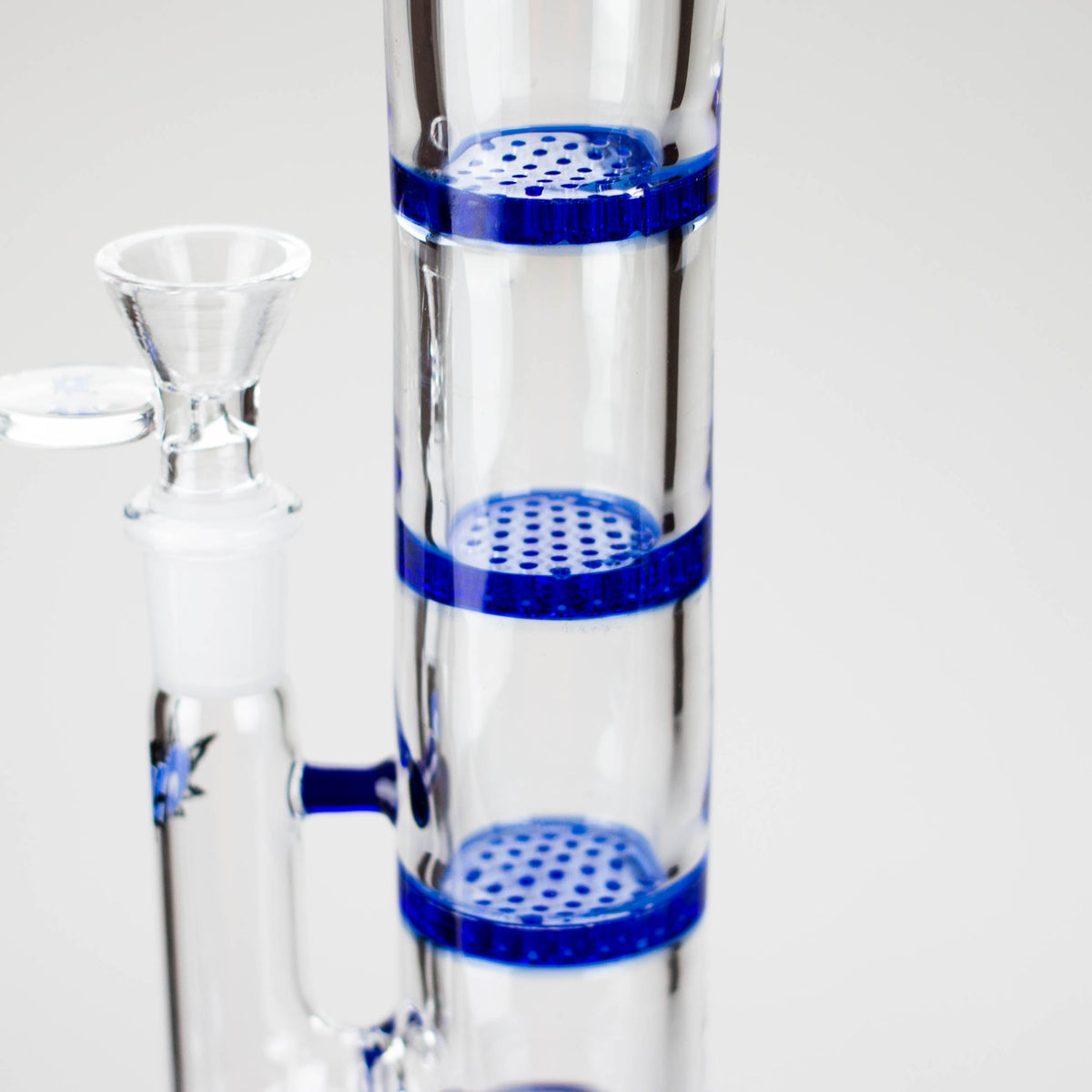 Triple Honeycomb Percolator Straight Tube Bong from Ganjavibes