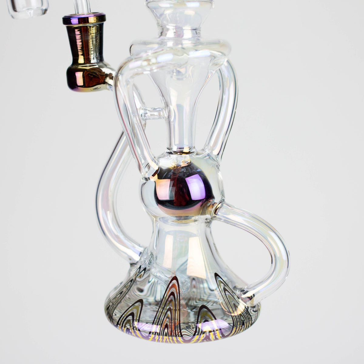 Body of the Trippy Glass Premium Recycler Dab Rig