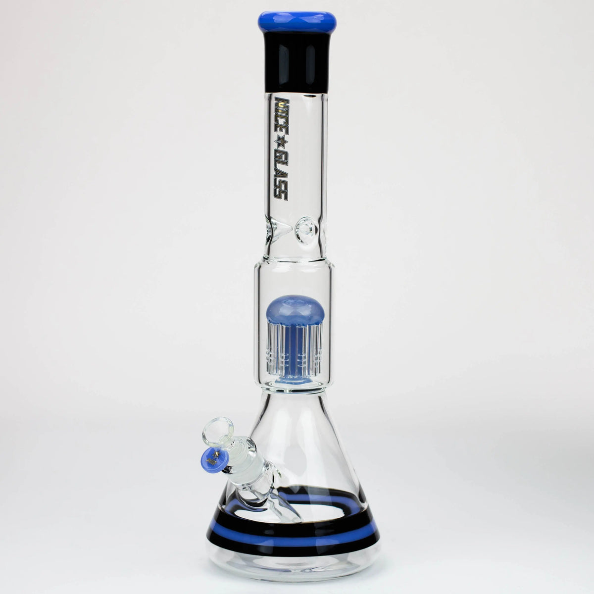 Nice Glass 17 inch 10-Arm Tree Perc Bong