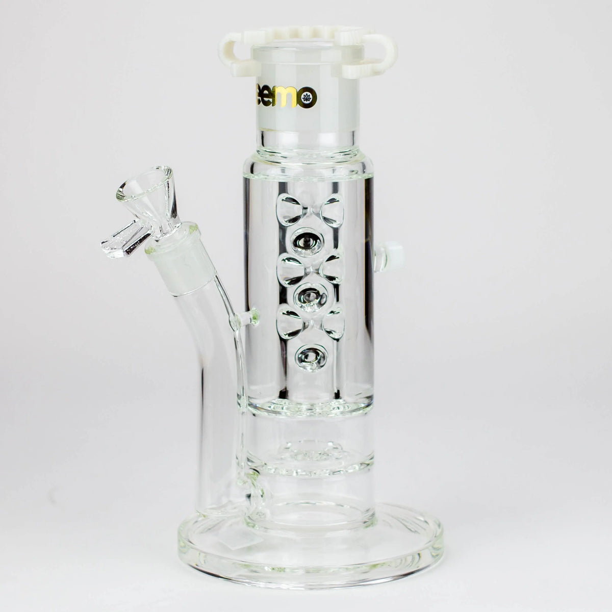 Preemo 10-Inch Glycerin Coil Clear Perc Bong with Diffuser