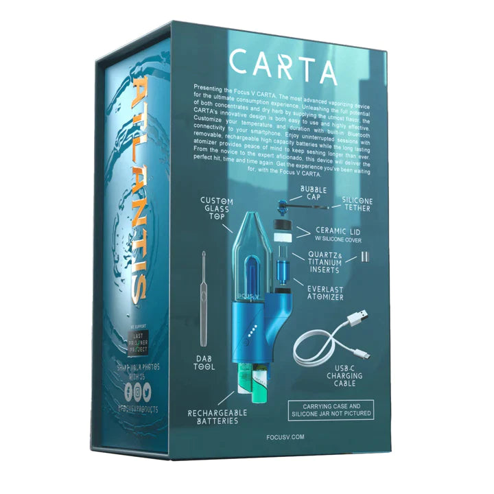 Focus V Carta Electric Dab Rig packaging back