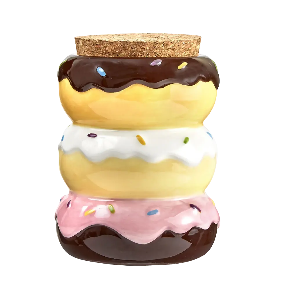 Donut Stash Jar for Cannabis