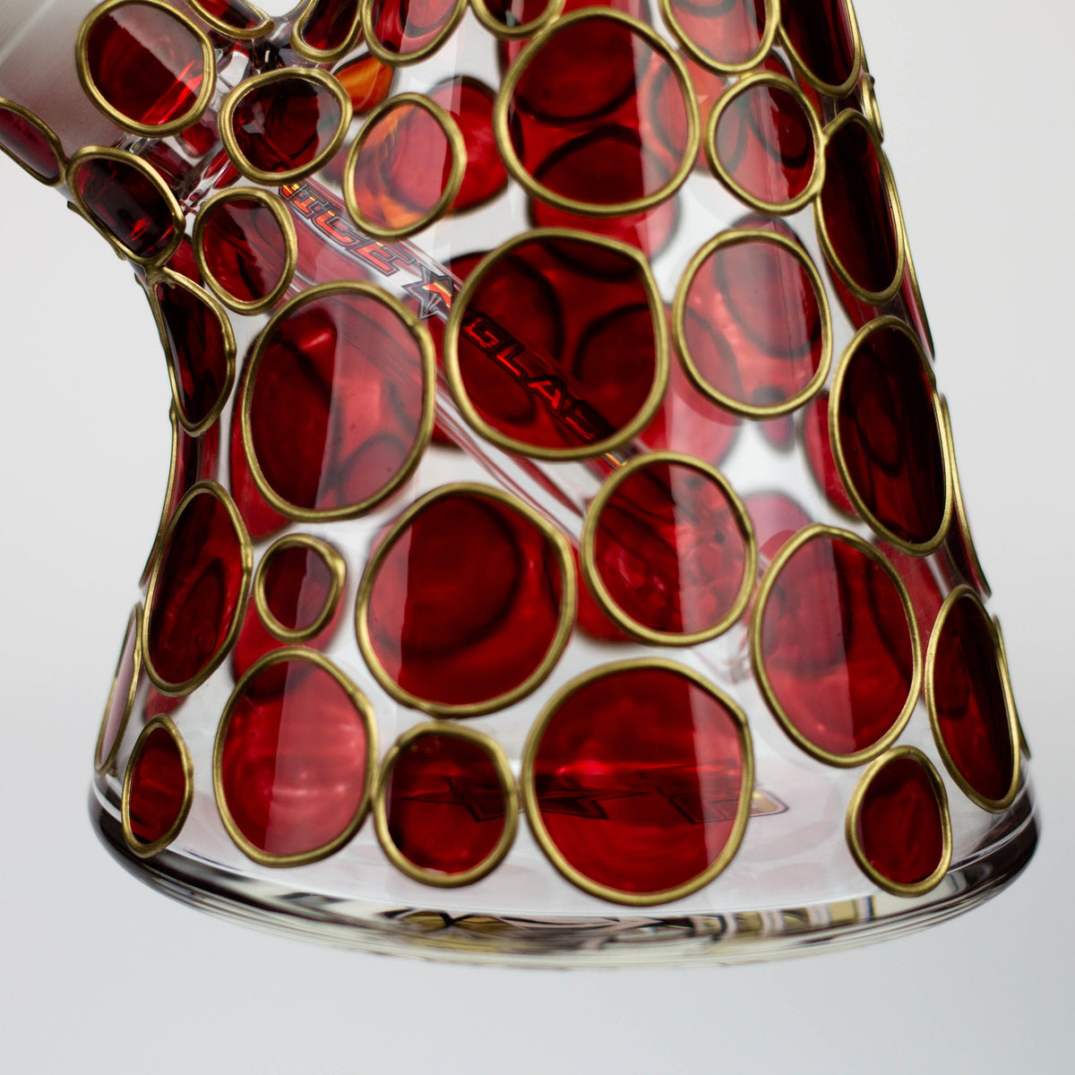 Base of the Nice Glass 13 inch Monkey Pox Beaker Bong