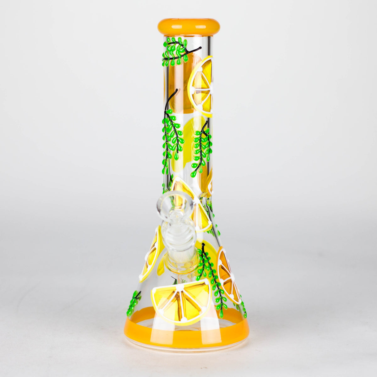 Front View of the 10-Inch Lemonade Beaker Bong 