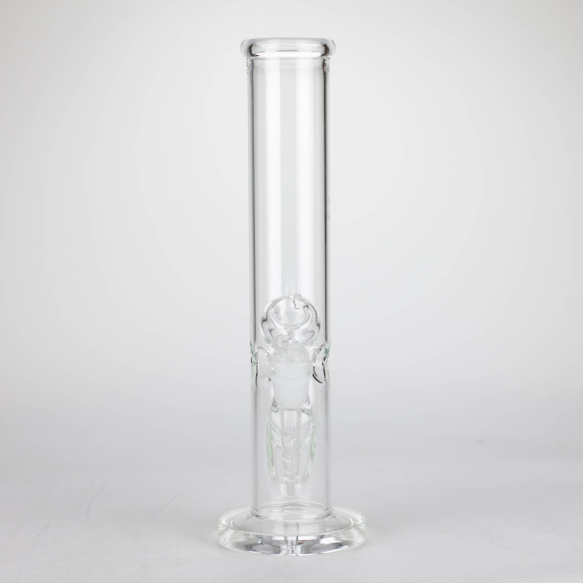 12-Inch Clear Straight Tube Bong with 5mm Thick Glass