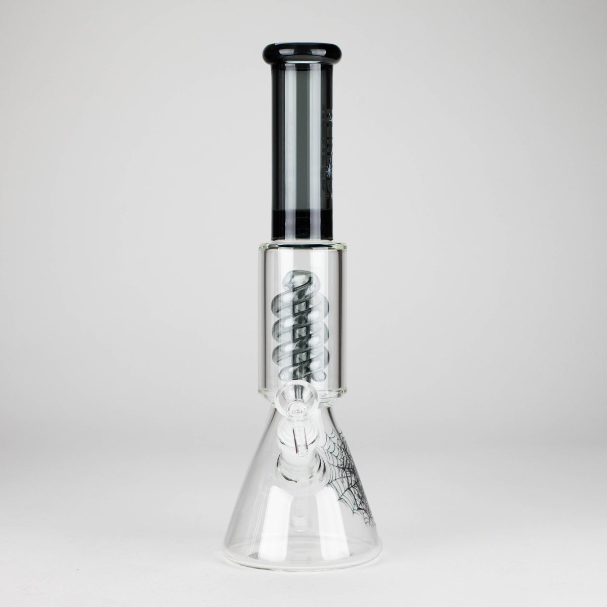Spider Beaker Bong With Spiral Perc in 12 inches