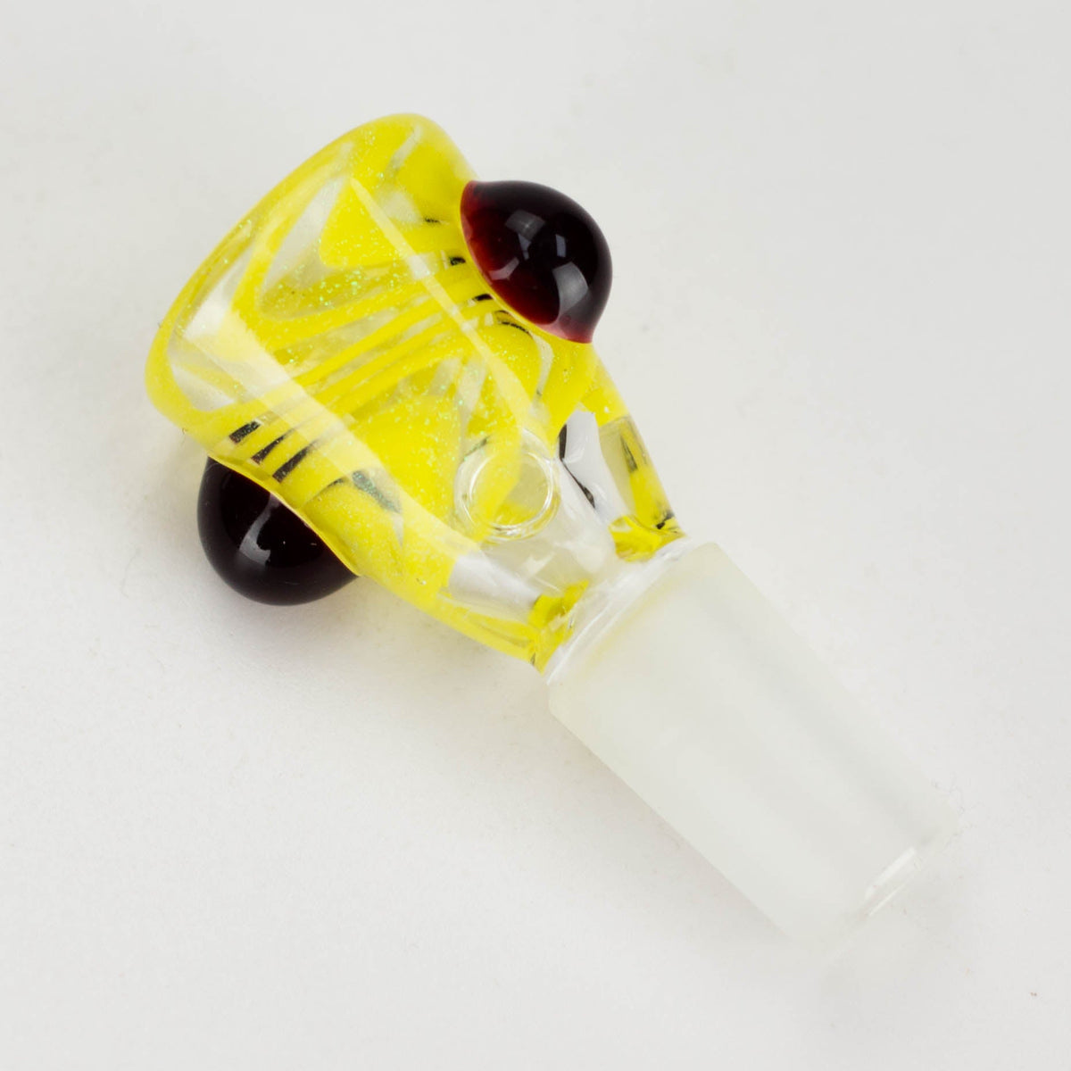 Yellow 14mm Vackstack Bowl Piece from Shine Glassworks